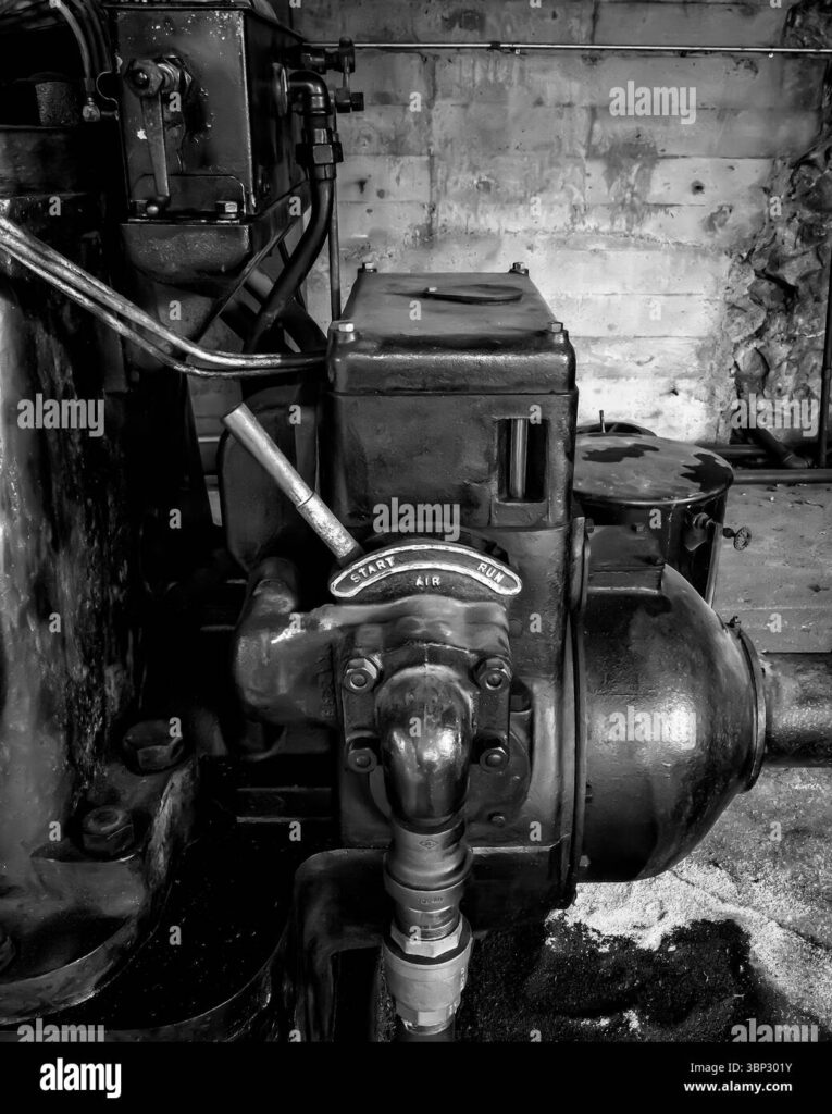 the controls of the 3 cylinder diesel generator set at roche harbor 3bp301y